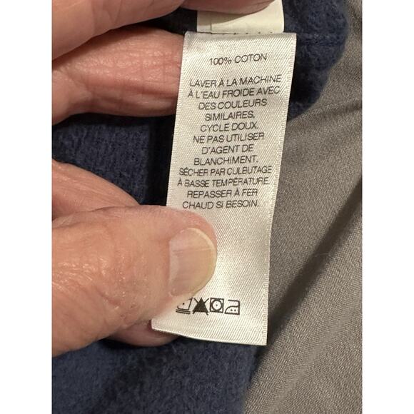 Vineyard Vines Crosby Shirt Men's Medium Blue 100% Cotton Flannel Elbow Patch - Picture 9 of 15